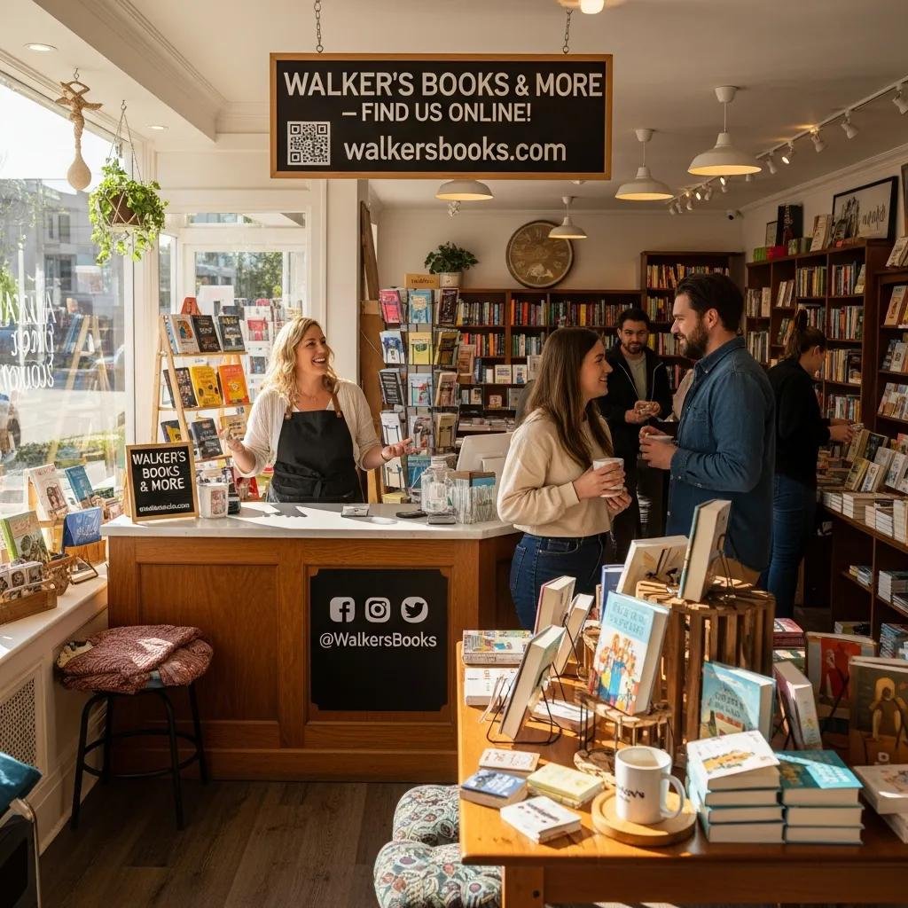 Local business owner interacting with customers, illustrating improved visibility from local SEO